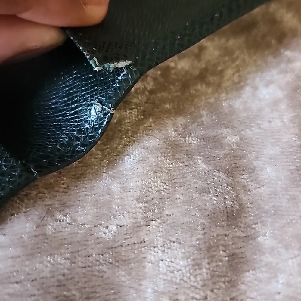 Authentic Green Louis Vuitton Taiga Wallet - Picture 7 of 10